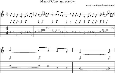 Man of Constant Sorrow - Yüksek Tempolu Gitar Rifleriyle Dolu Bir Özlem Şarkısı